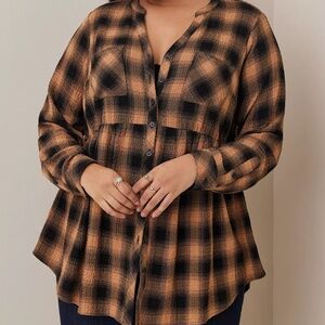 Torrid babydoll tunic top 6x NWT